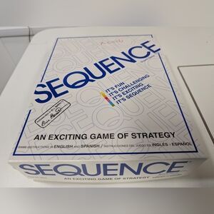 Vintage 1981:1995 - Sequence An Exciting Game Of Strategy Inc Instructions & Box